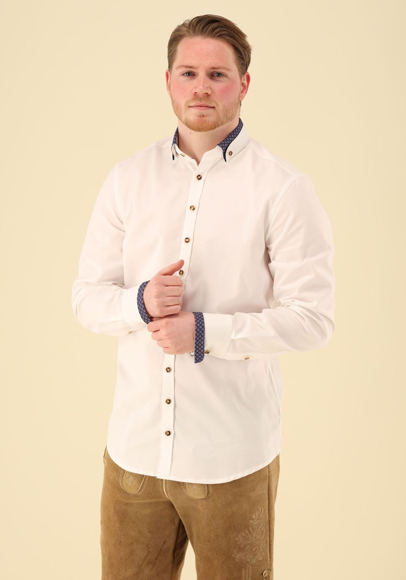 Gipfelstürmer Trachtenhemd Slim Fit Melura