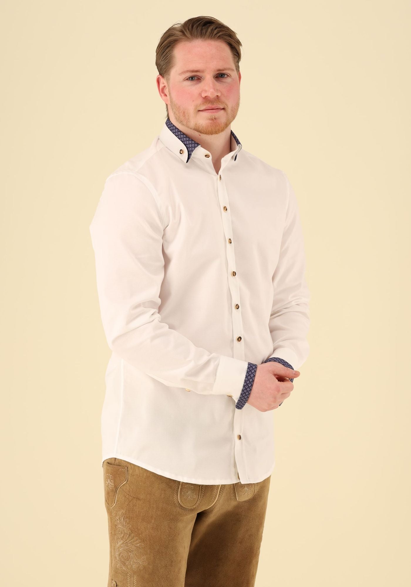 Gipfelstürmer Trachtenhemd Slim Fit Melura