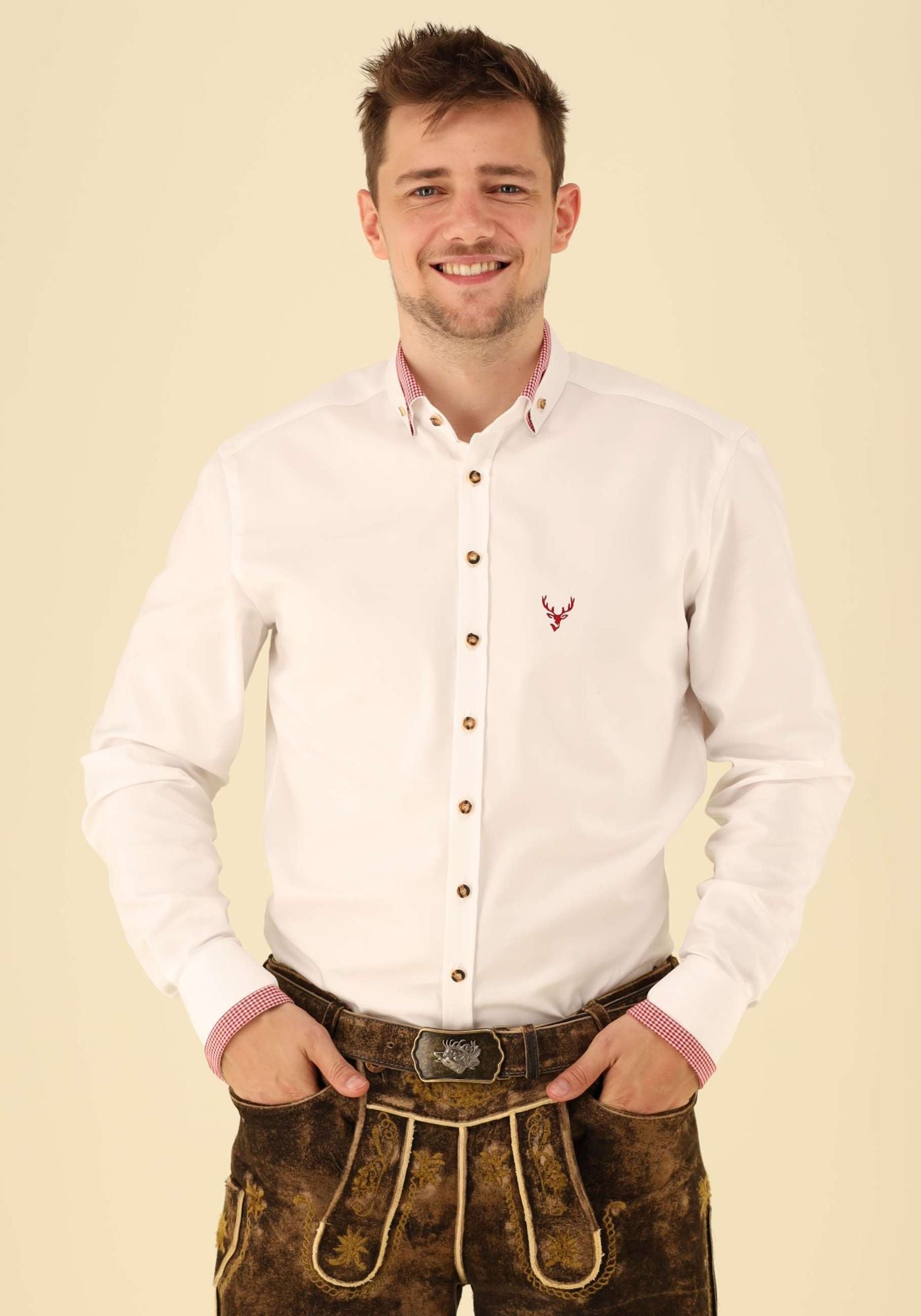 Gipfelstürmer Trachtenhemd Slim Fit Vunivo
