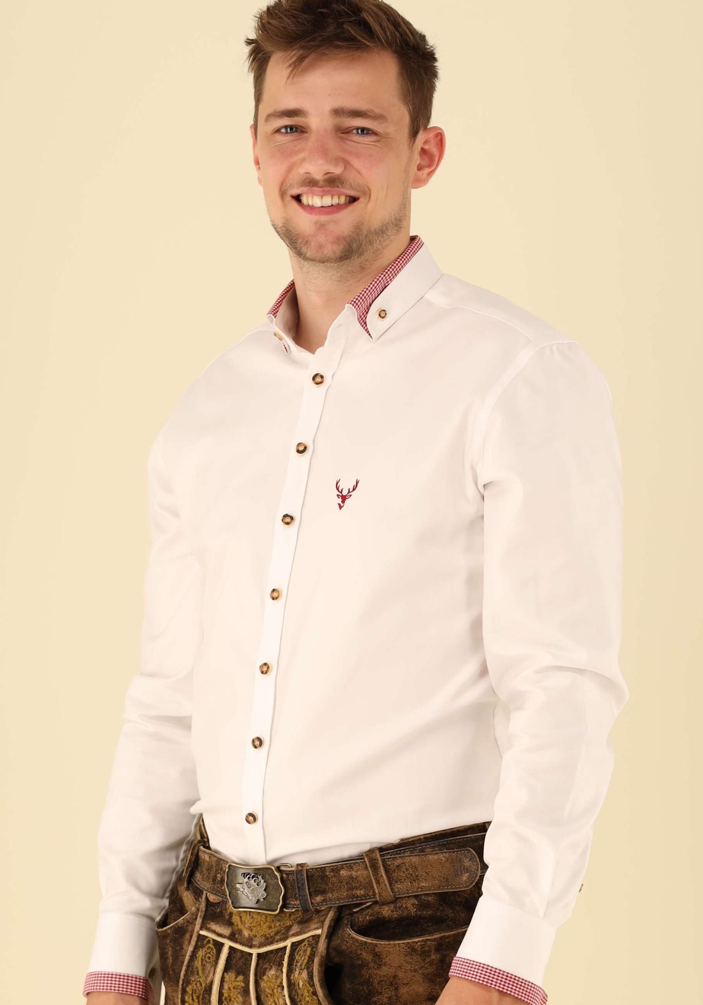 Gipfelstürmer Trachtenhemd Slim Fit Vunivo