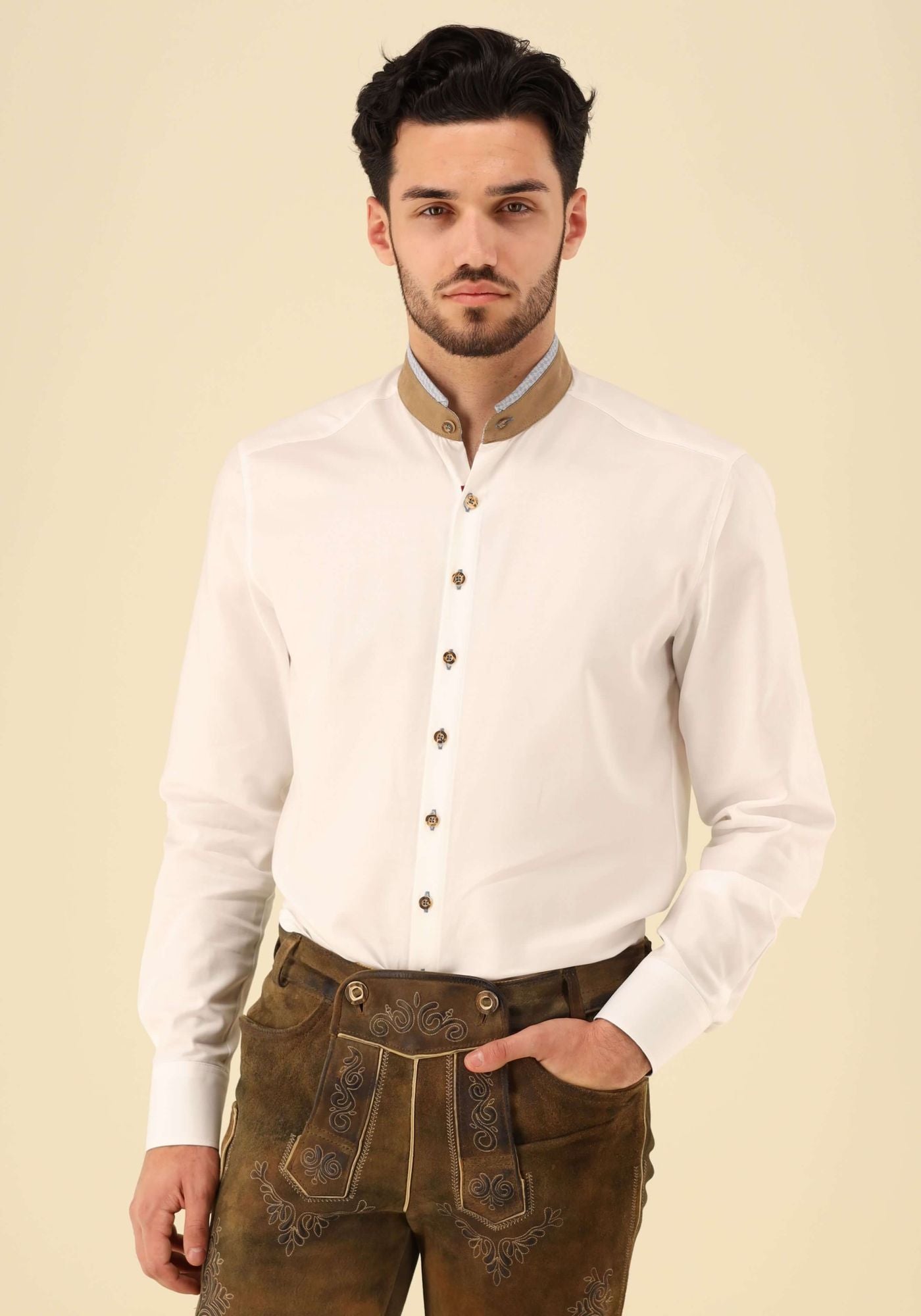 Gipfelstürmer Trachtenhemd Slim Fit Depir