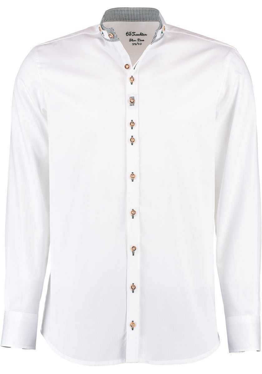 OS Trachten Trachtenhemd Slim Fit Bolapu