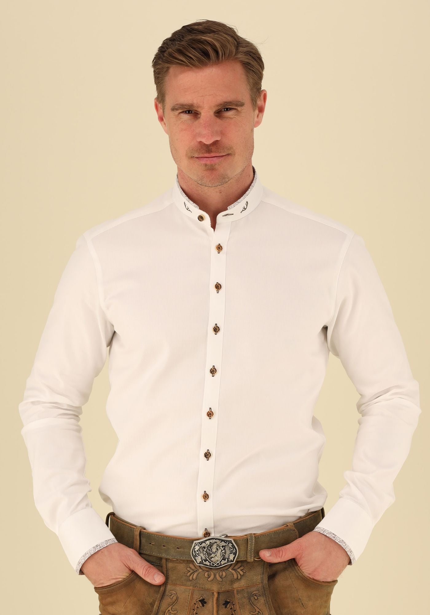 Gipfelstürmer Trachtenhemd Slim Fit Kigud