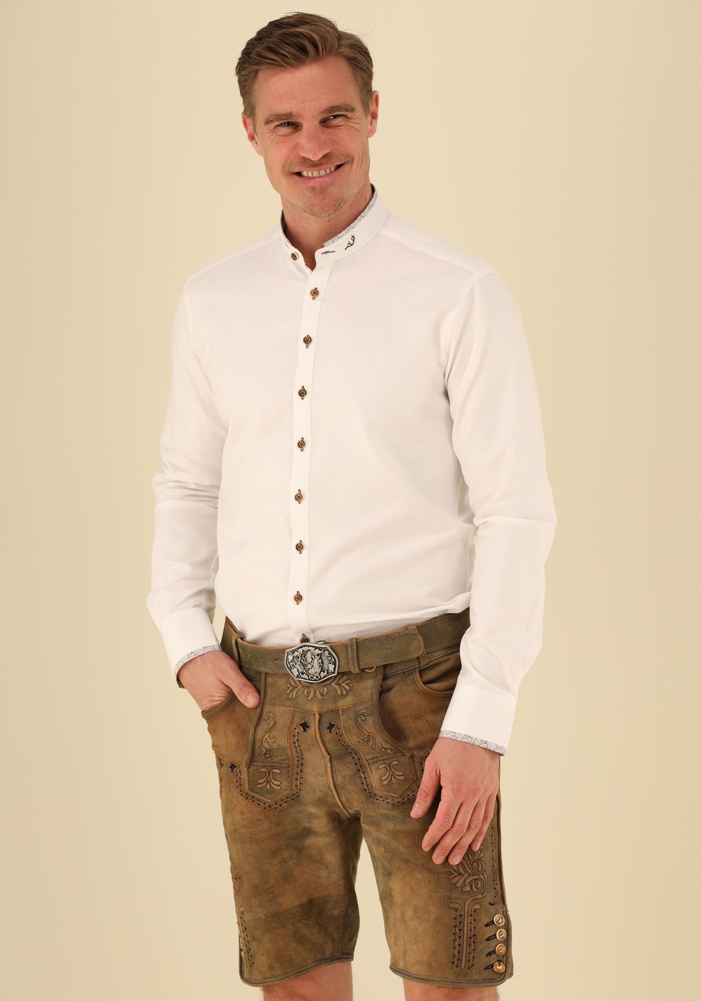 Gipfelstürmer Trachtenhemd Slim Fit Kigud