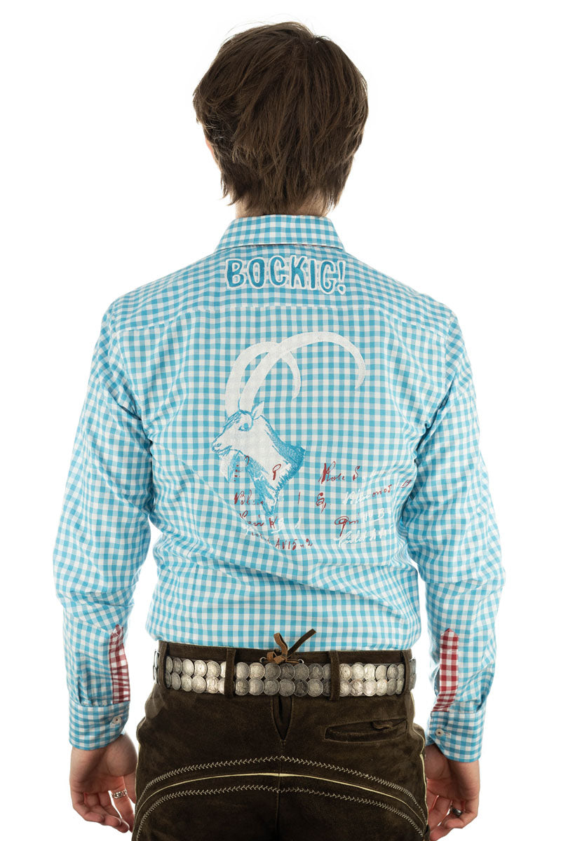 OS Trachten Trachtenhemd Slim Fit Ubegu