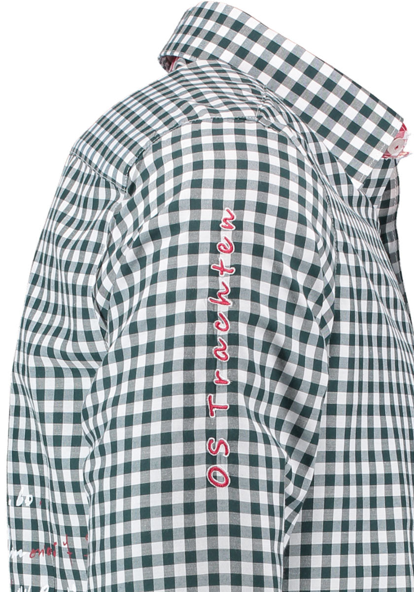 OS Trachten Trachtenhemd Slim Fit Ubegu
