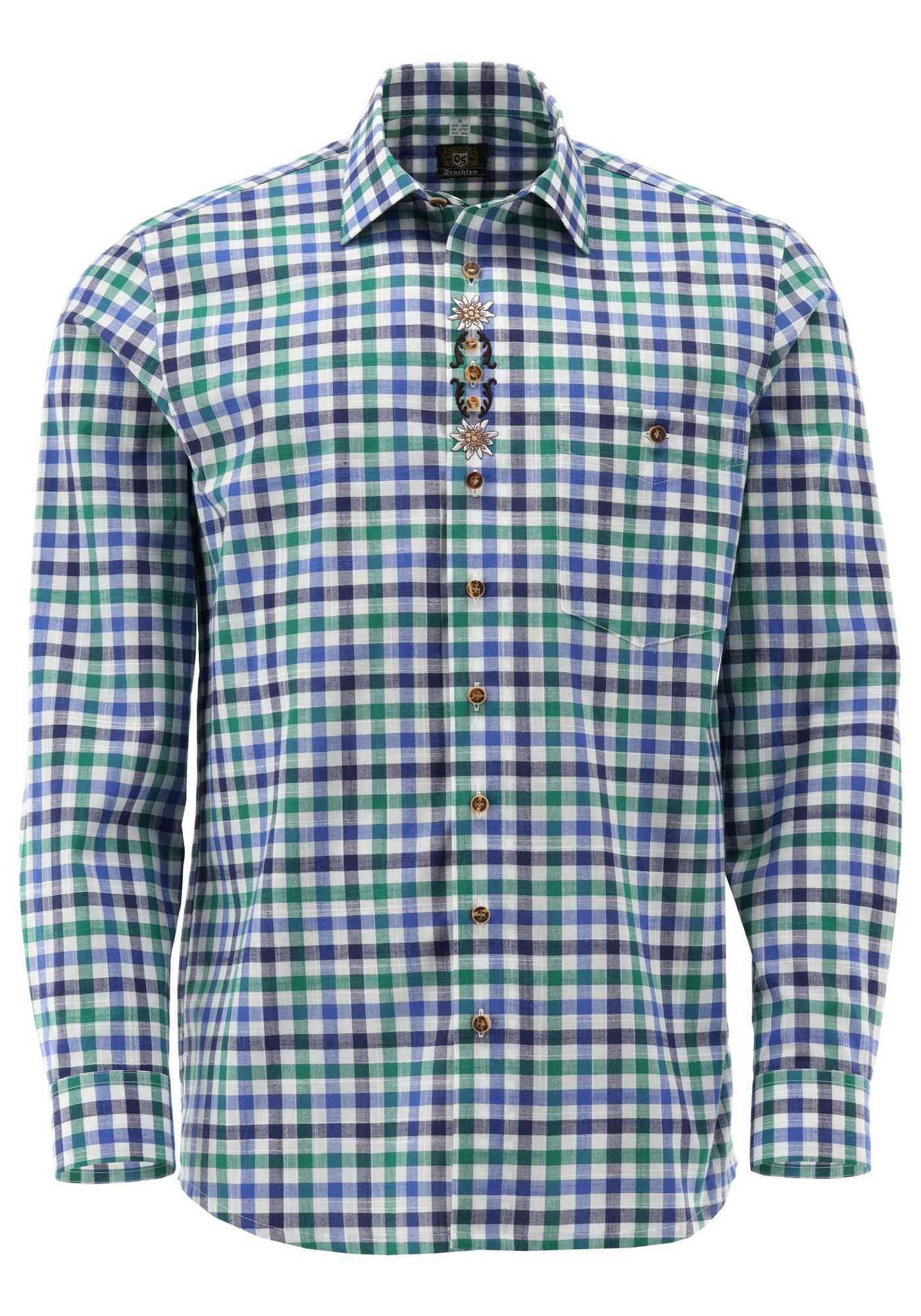 OS Trachten Trachtenhemd Slim Fit Rakop