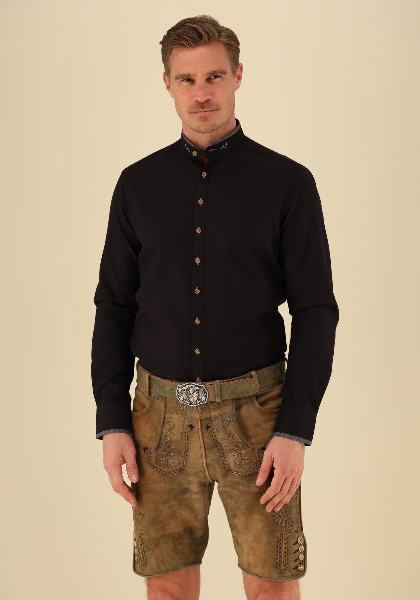 Gipfelstürmer Trachtenhemd Slim Fit Wudum