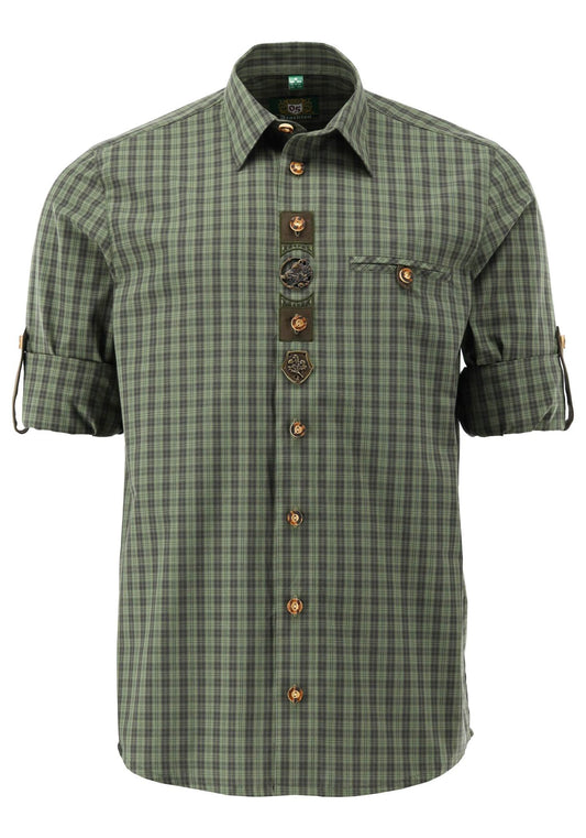OS Trachten Jagdhemd Slim Fit Fumu