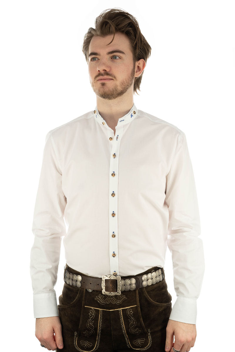 OS Trachten Trachtenhemd Slim Fit Omsaya