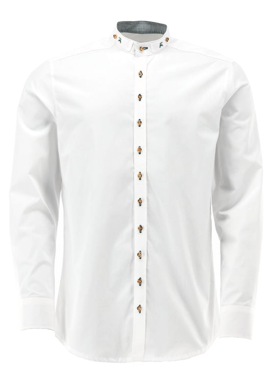 OS Trachten Trachtenhemd Slim Fit Omsaya