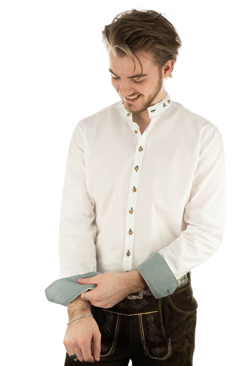 OS Trachten Trachtenhemd Slim Fit Omsaya