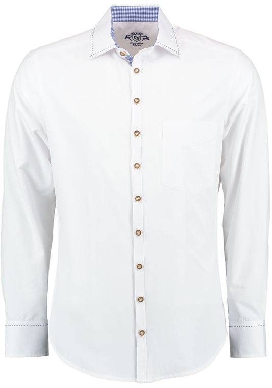 OS Trachten Trachtenhemd Slim Fit Ulmoya