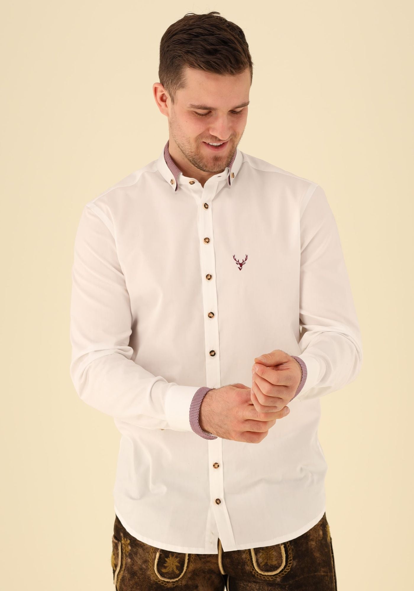Gipfelstürmer Trachtenhemd Slim Fit Domira