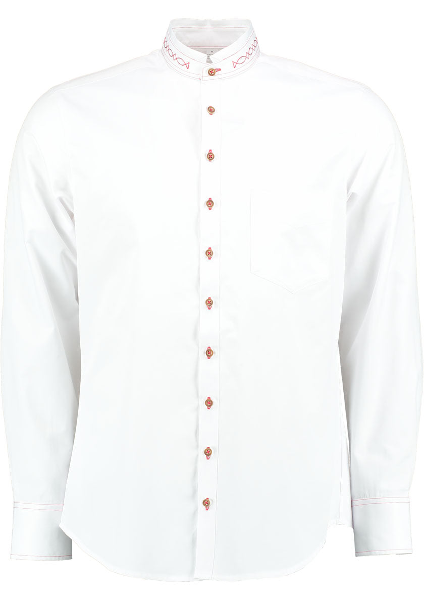 OS Trachten Trachtenhemd Slim Fit Storax