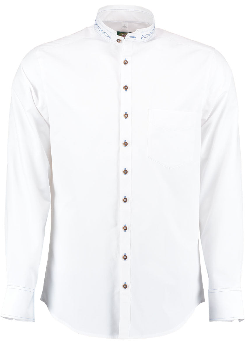 OS Trachten Trachtenhemd Slim Fit Storax