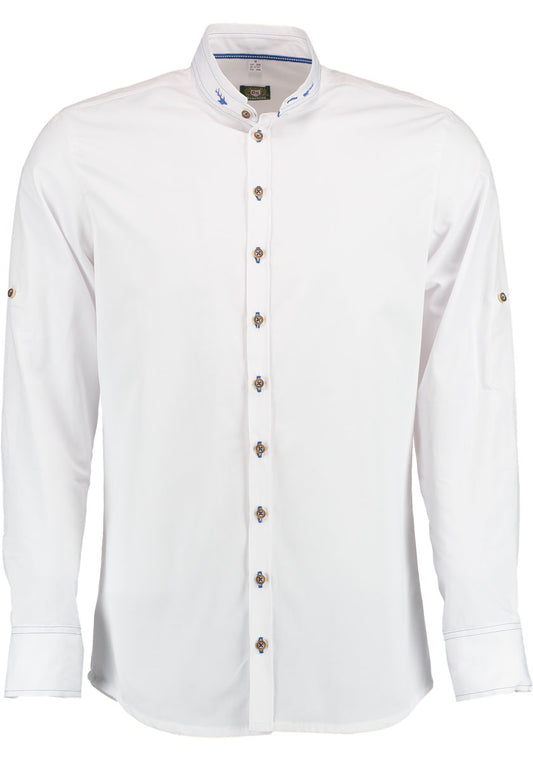 OS Trachten Trachtenhemd Slim Fit Prayat