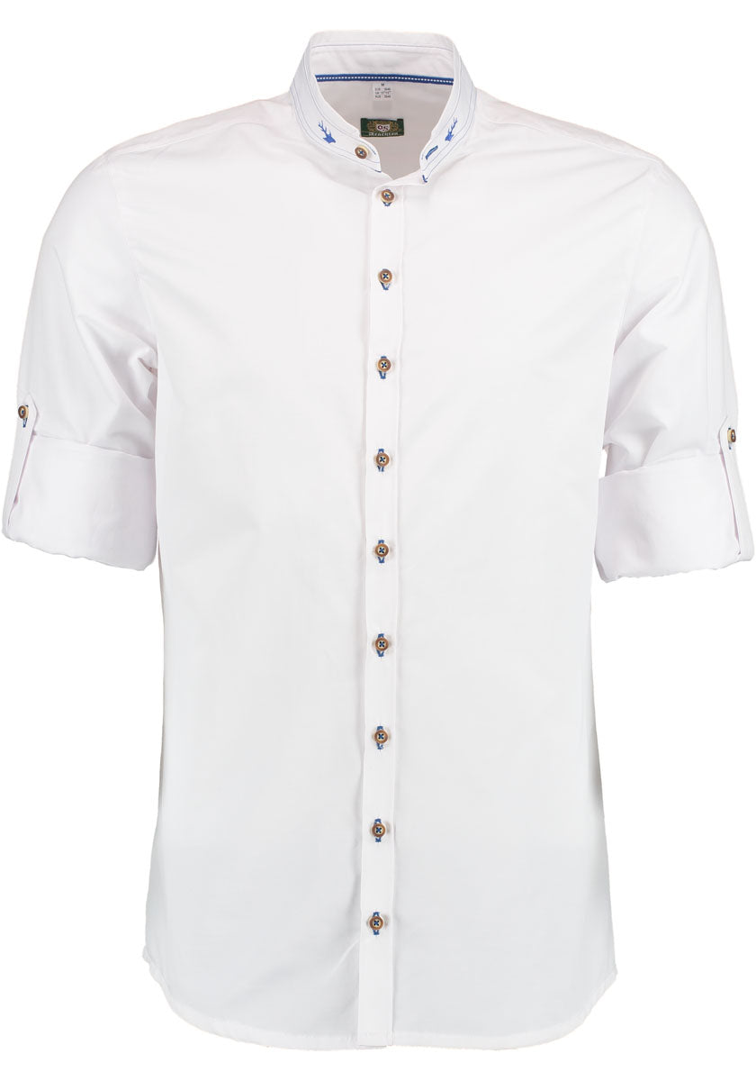 OS Trachten Trachtenhemd Slim Fit Prayat