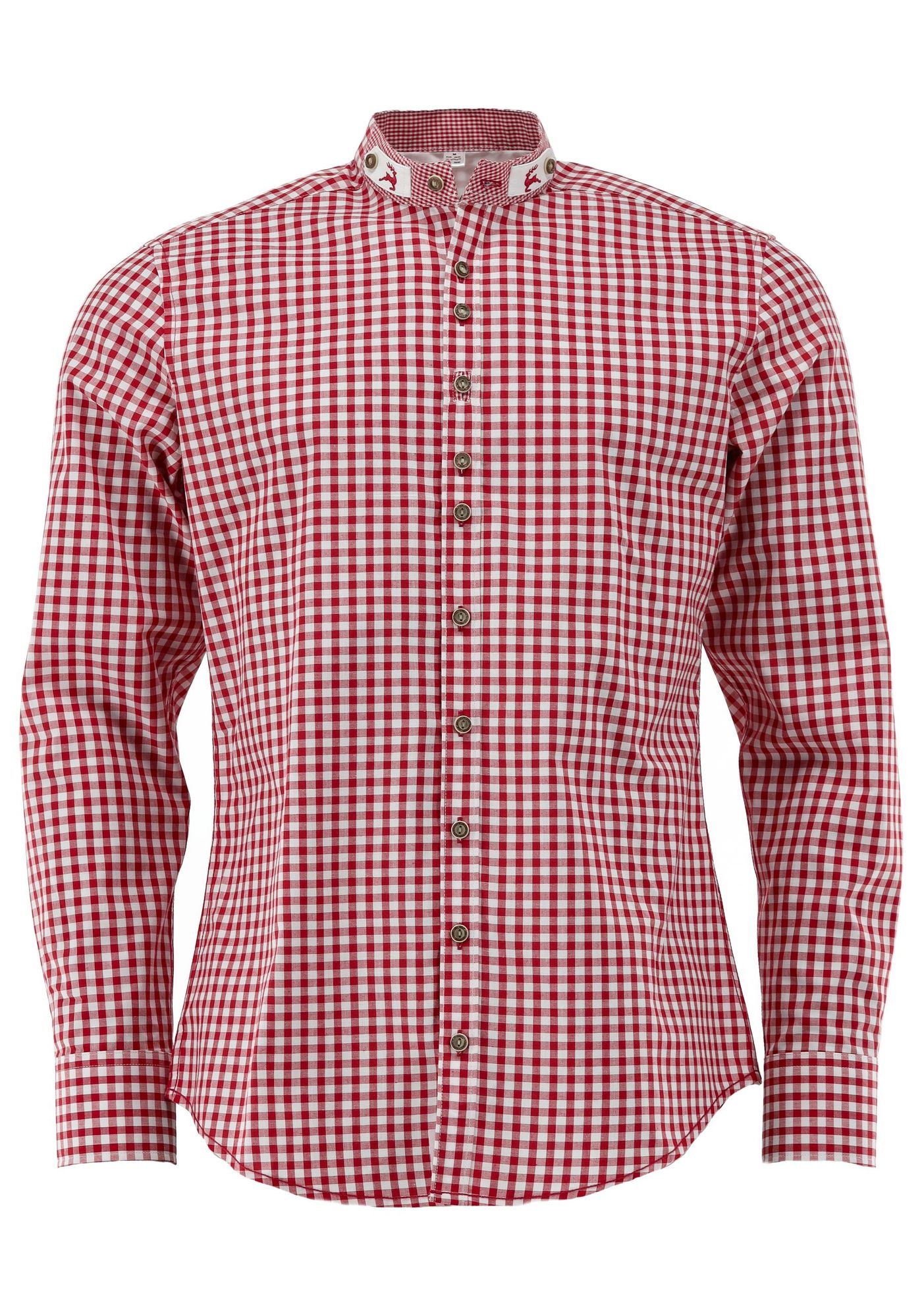 OS Trachten Trachtenhemd Slim Fit Prabu