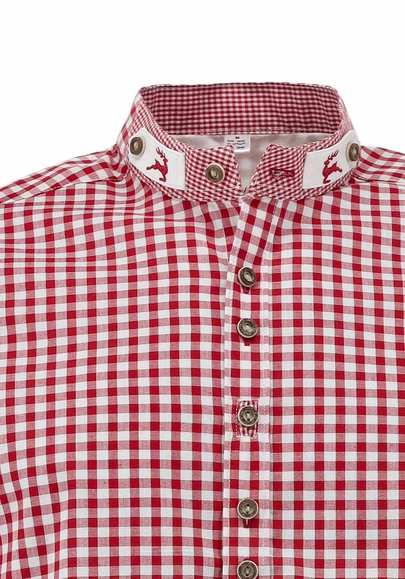 OS Trachten Trachtenhemd Slim Fit Prabu