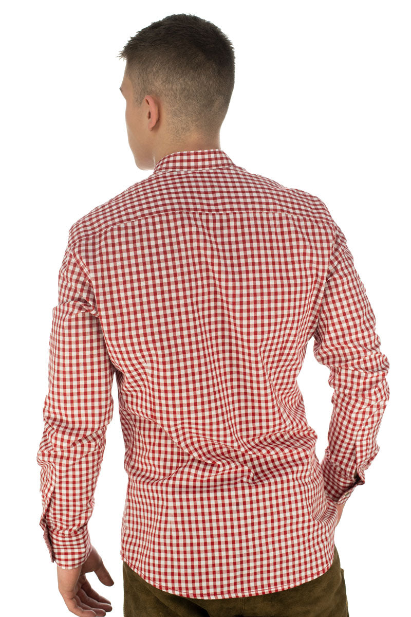 OS Trachten Trachtenhemd Slim Fit Prabu