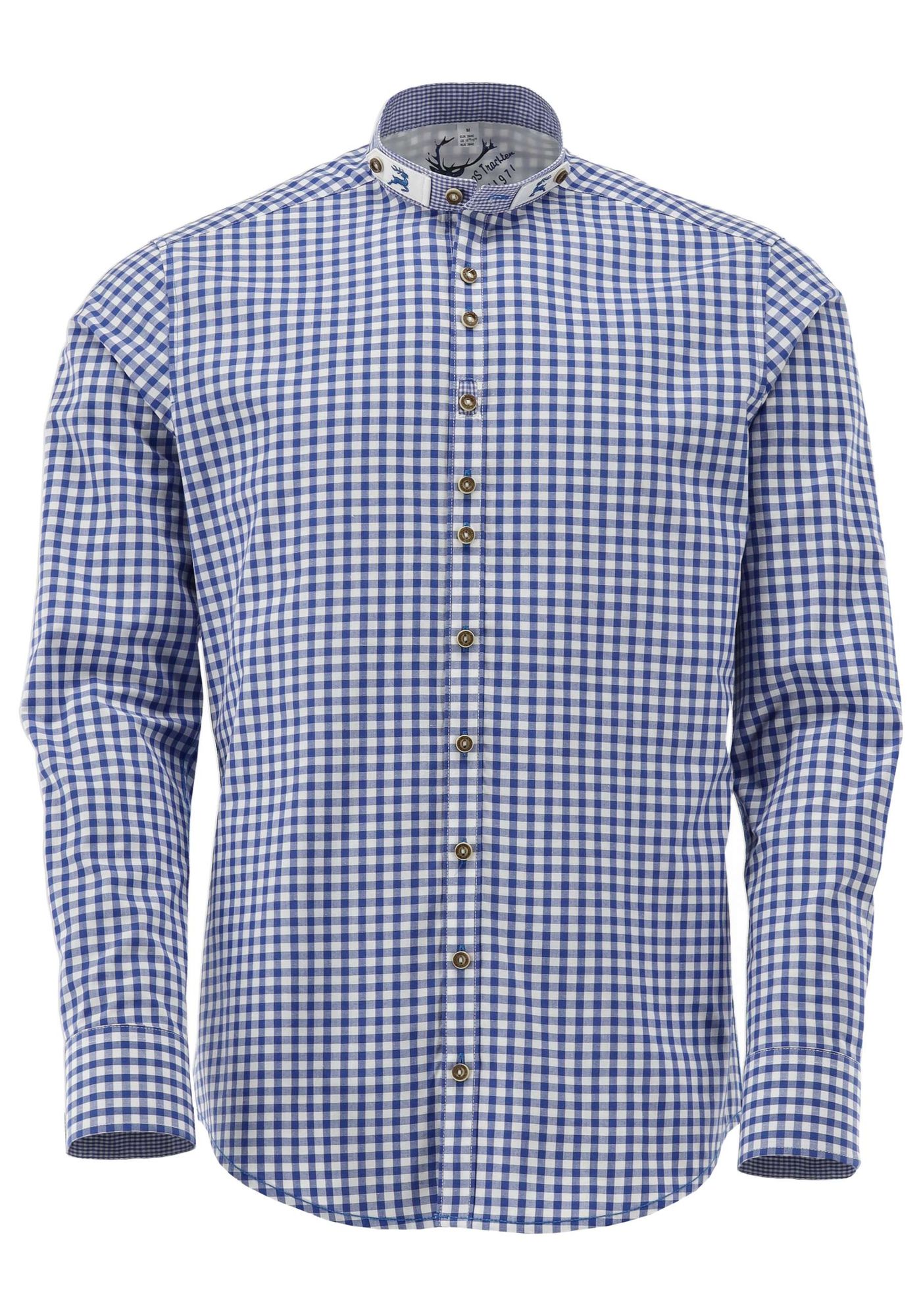 OS Trachten Trachtenhemd Slim Fit Prabu