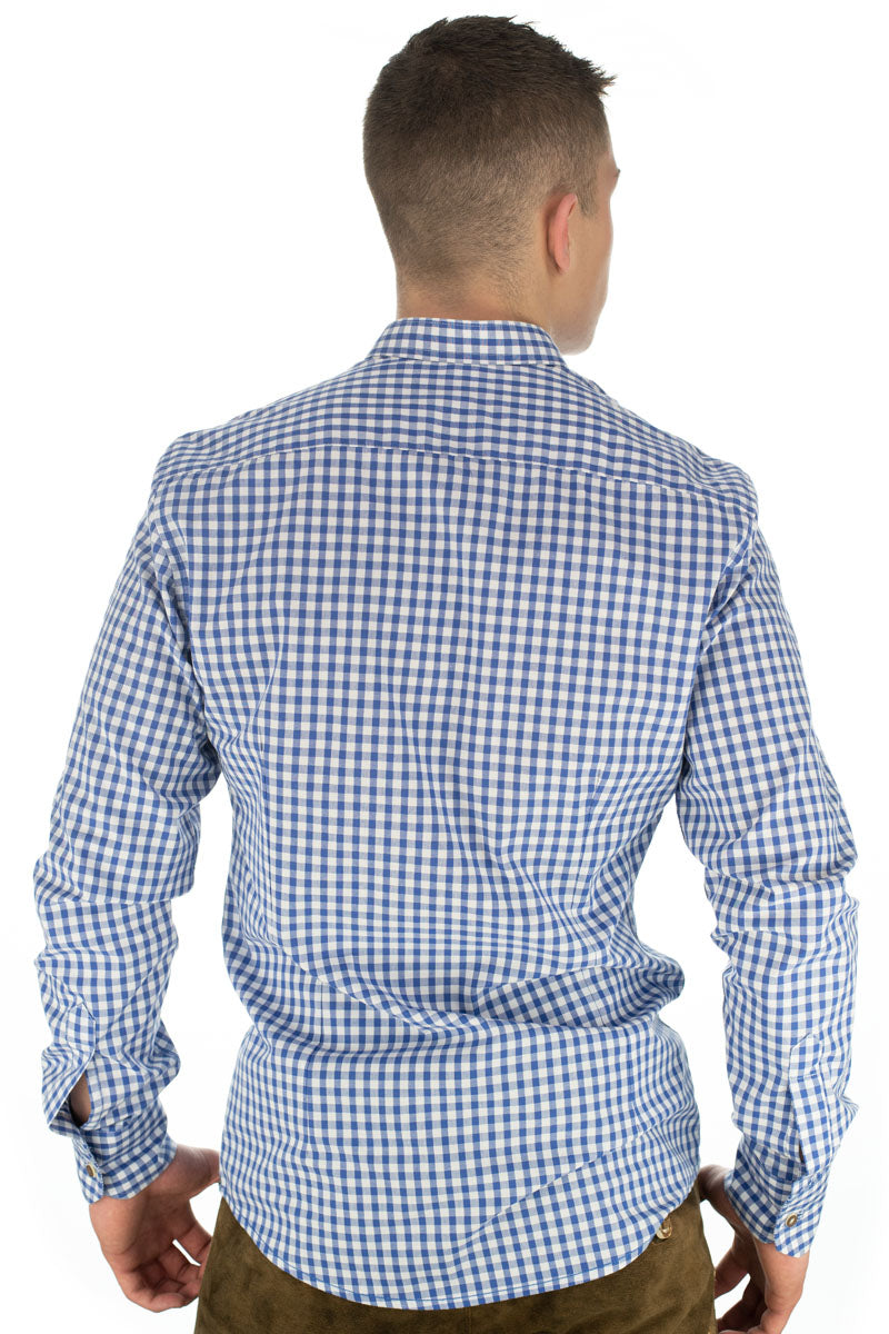 OS Trachten Trachtenhemd Slim Fit Prabu