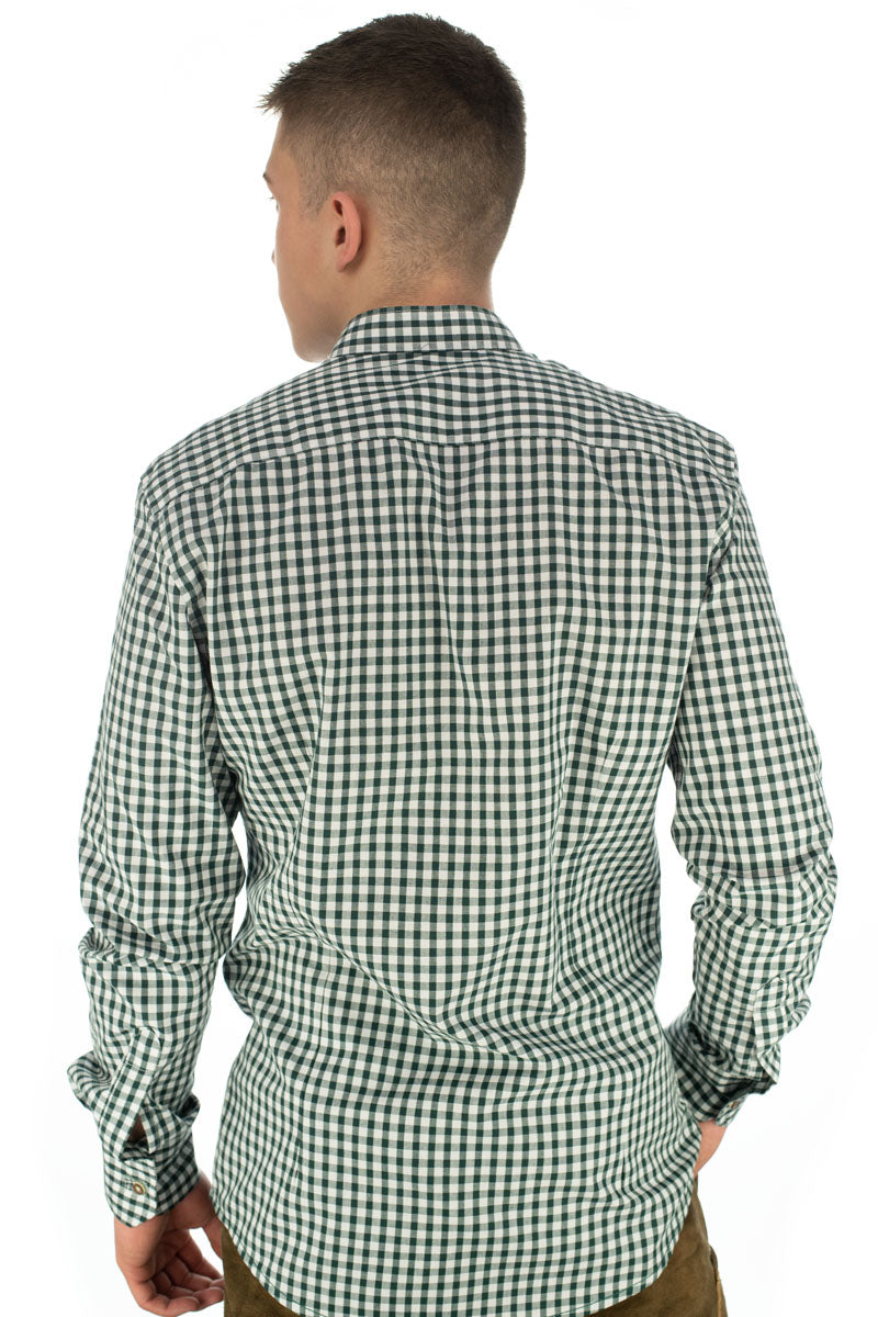 OS Trachten Trachtenhemd Slim Fit Prabu