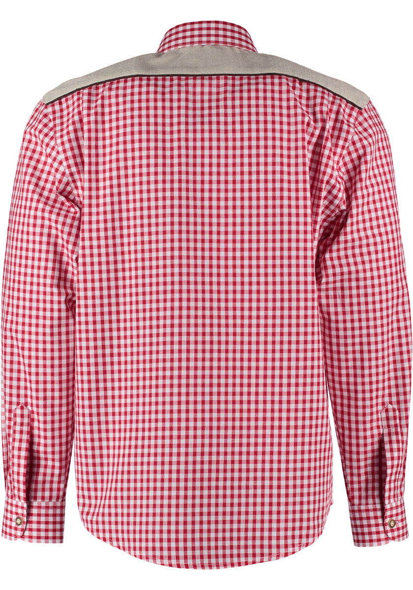 OS Trachten Trachtenhemd Regular Fit Draker