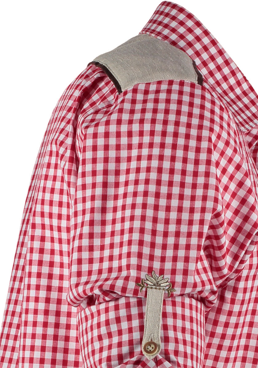 OS Trachten Trachtenhemd Regular Fit Draker