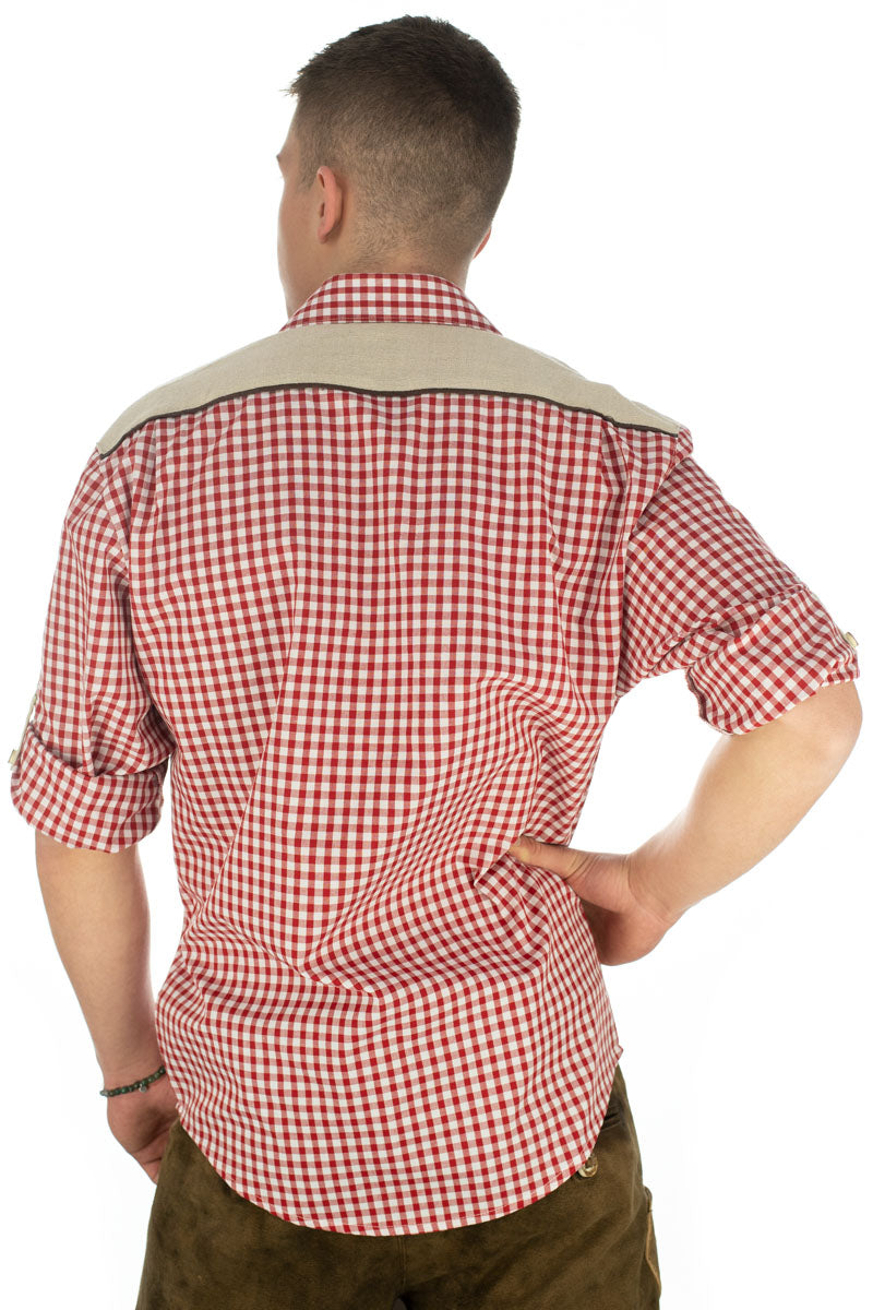 OS Trachten Trachtenhemd Regular Fit Draker