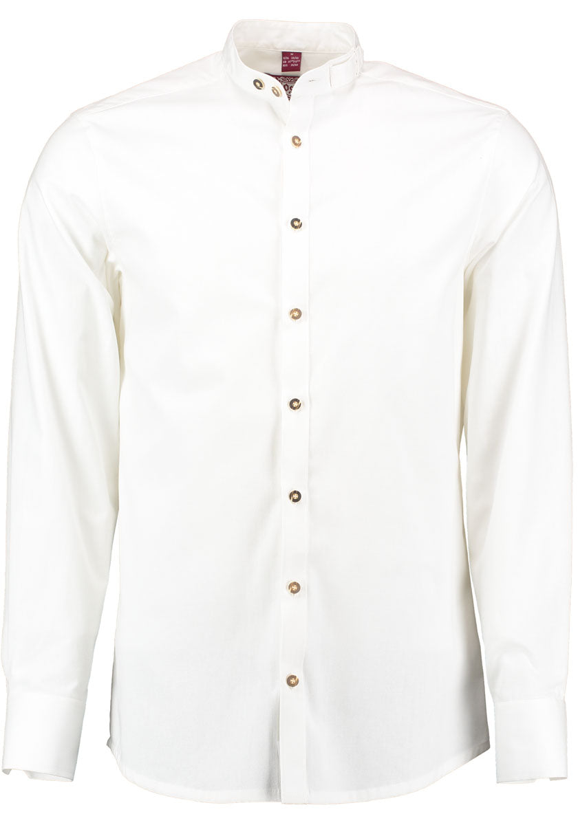 OS Trachten Trachtenhemd Slim Fit Letoya