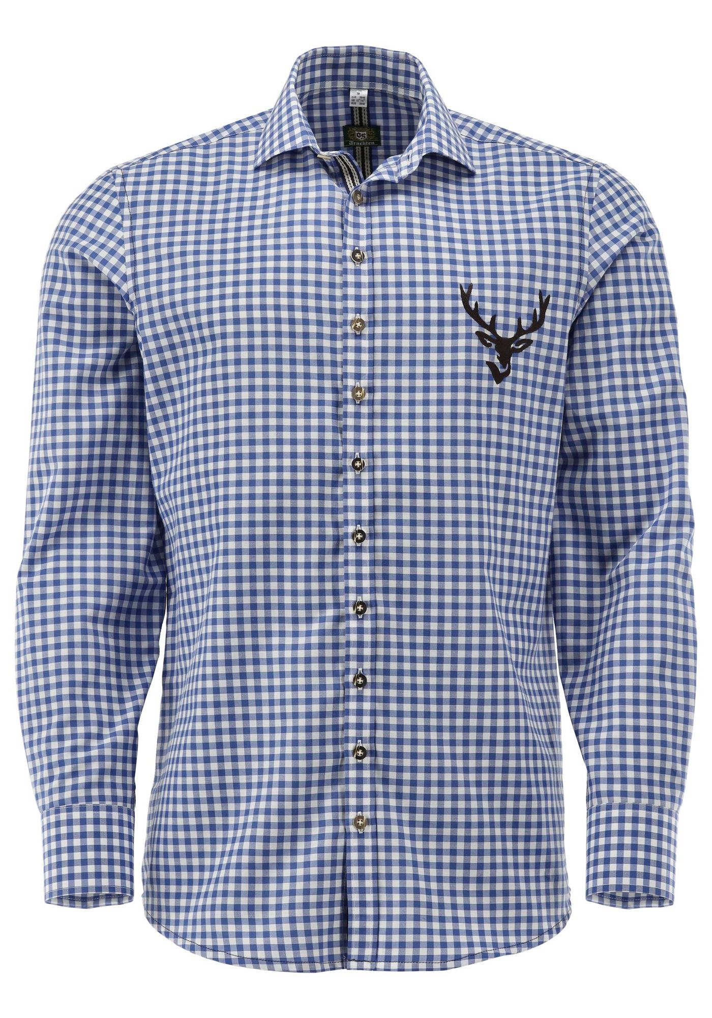 OS Trachten Trachtenhemd Slim Fit Lamenta
