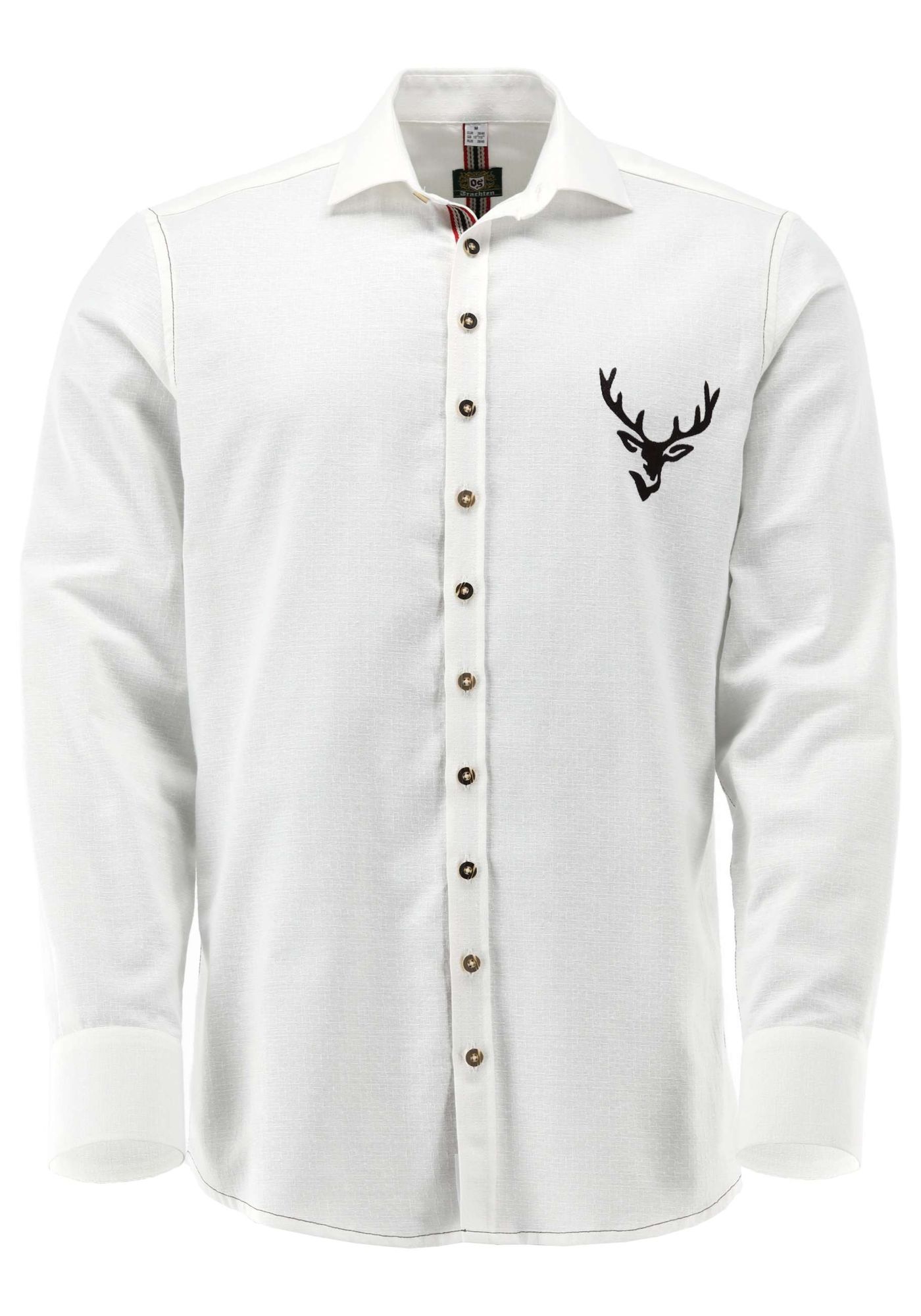 OS Trachten Trachtenhemd Slim Fit Naray