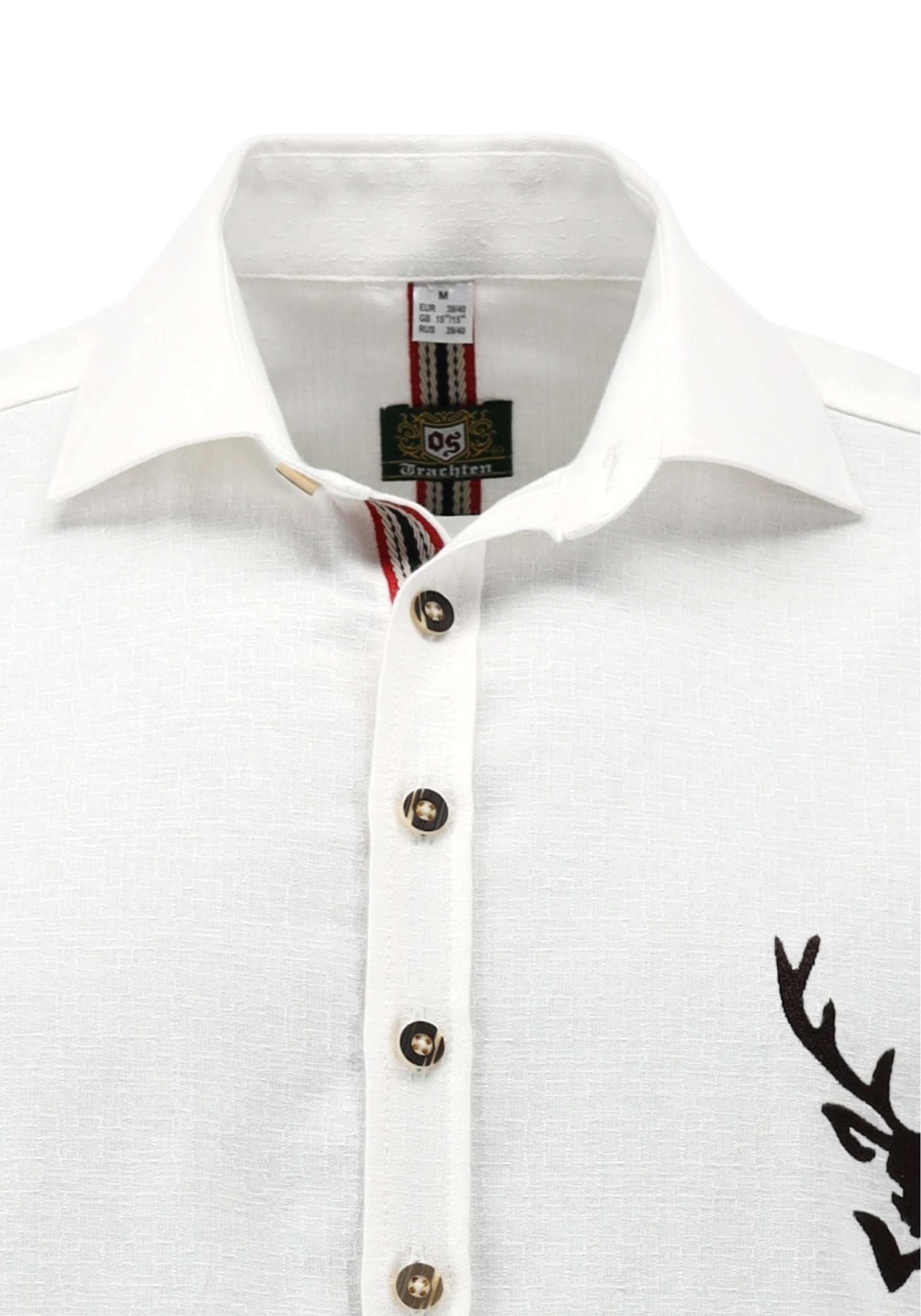 OS Trachten Trachtenhemd Slim Fit Naray
