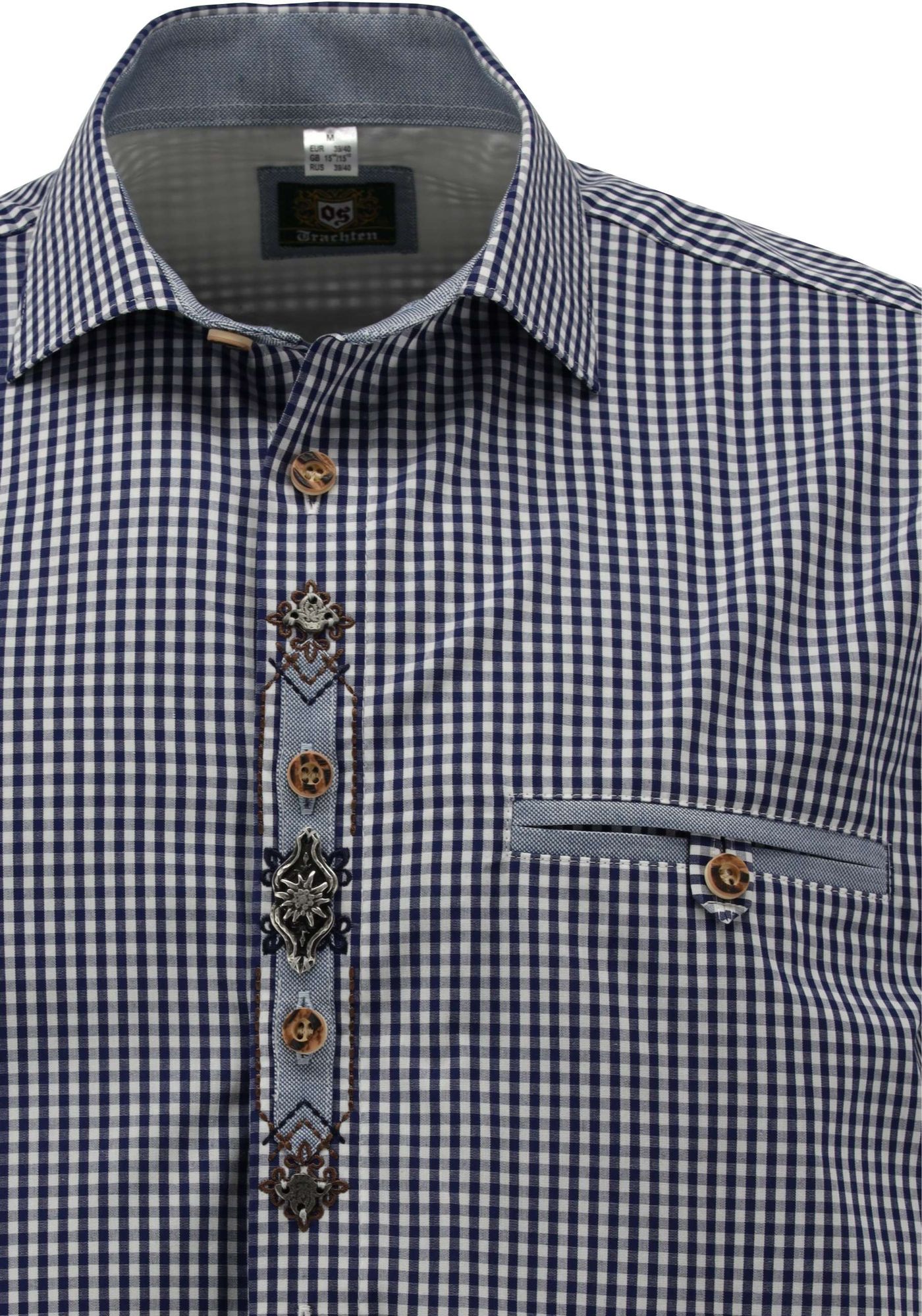 OS Trachten Hemd Regular Fit Scuwe