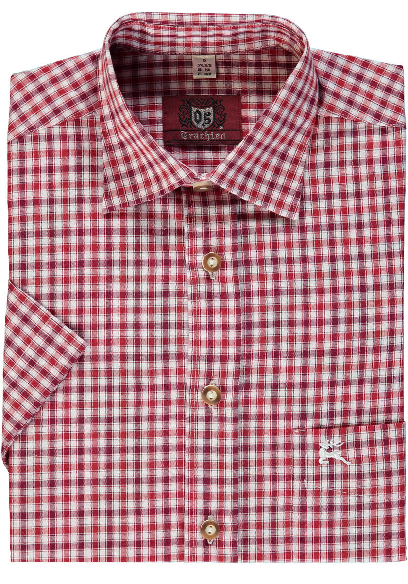OS Trachten Trachtenhemd Slim Fit Ipuve