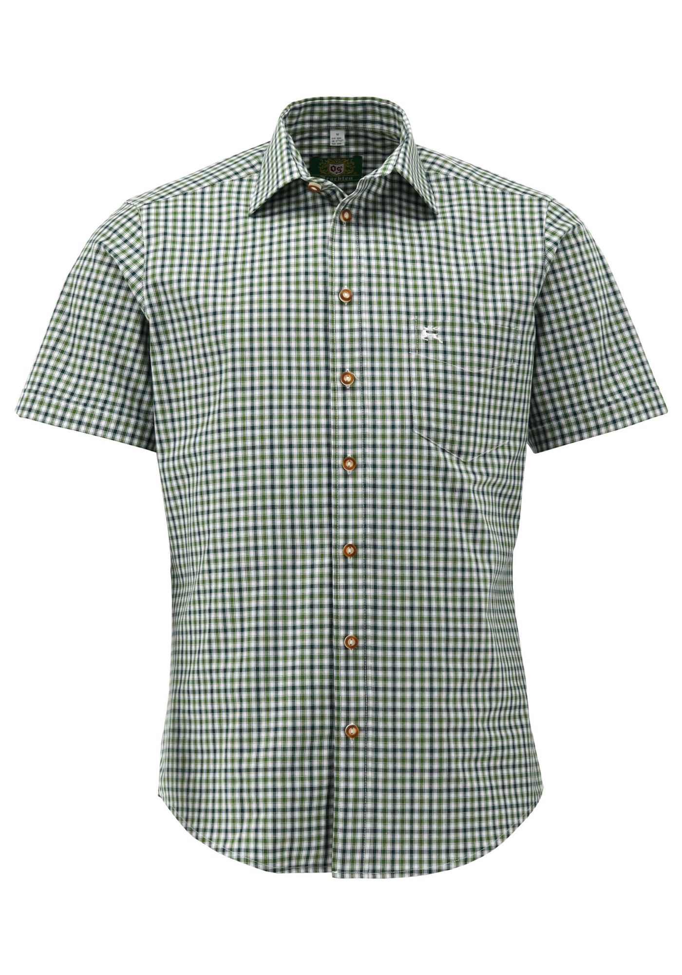 OS Trachten Trachtenhemd Slim Fit Ipuve