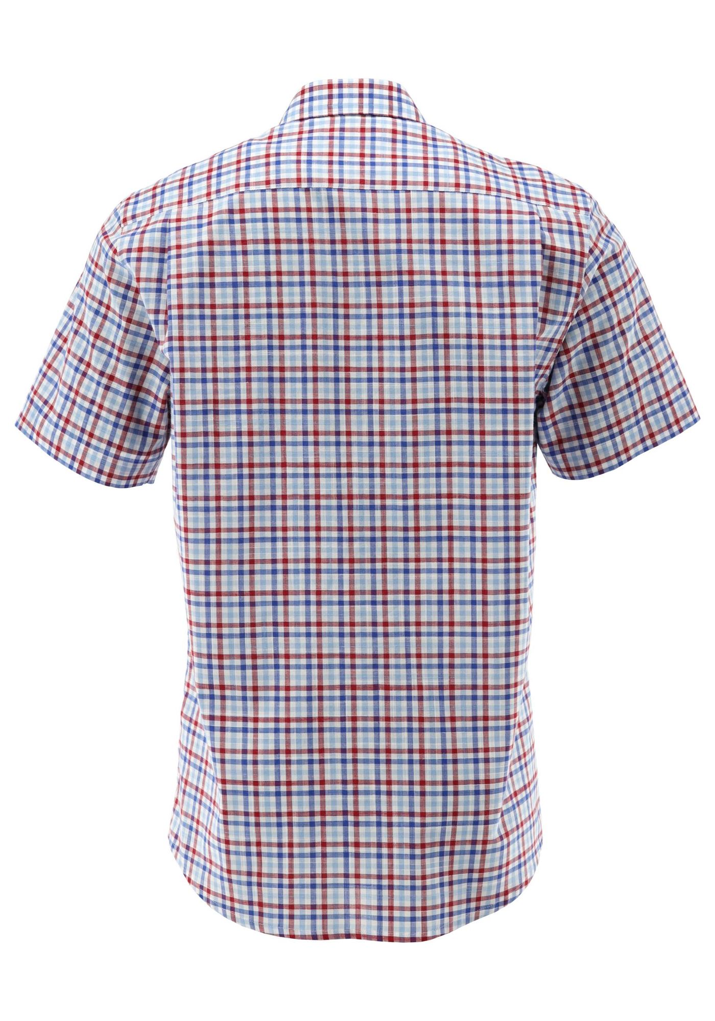 OS Trachten Kurzarmhemd Slim Fit Kolie