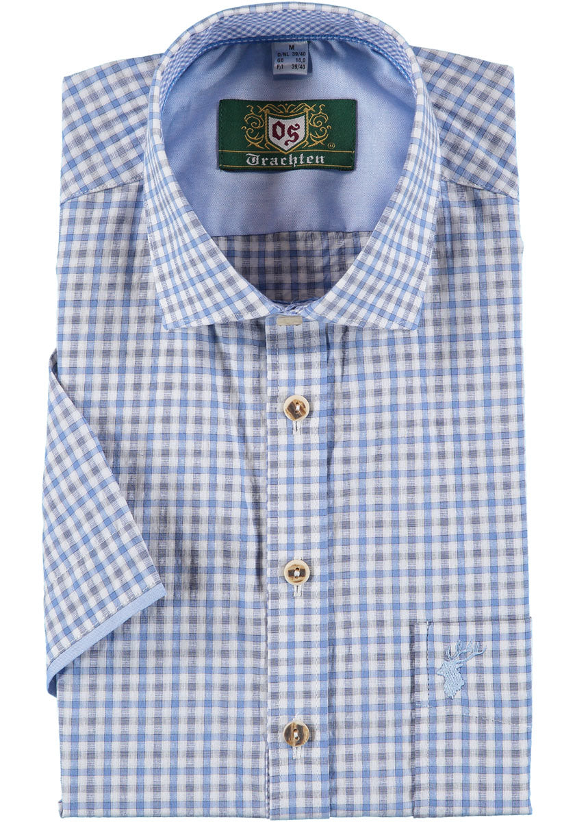 OS Trachten Trachtenhemd Slim Fit Gafoo