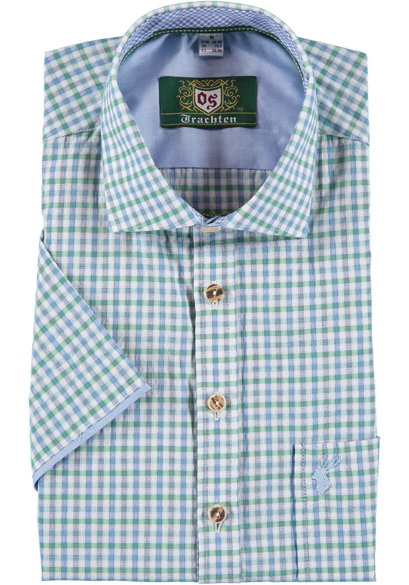 OS Trachten Trachtenhemd Slim Fit Gafoo