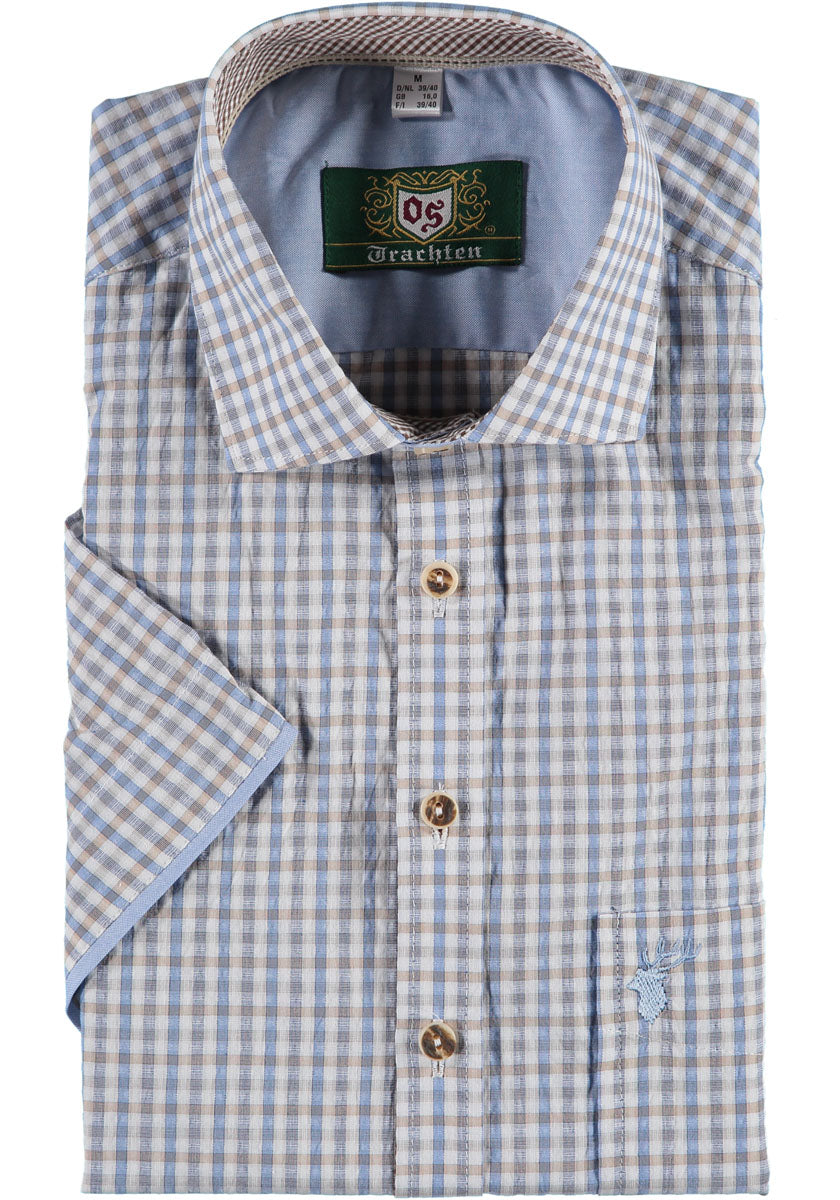 OS Trachten Trachtenhemd Slim Fit Gafoo