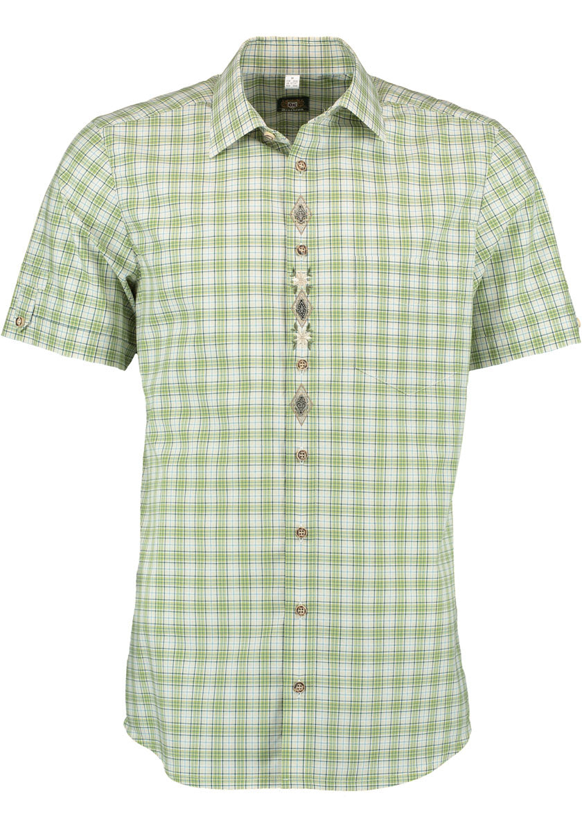 OS Trachten Trachtenhemd Slim Fit Tesiza