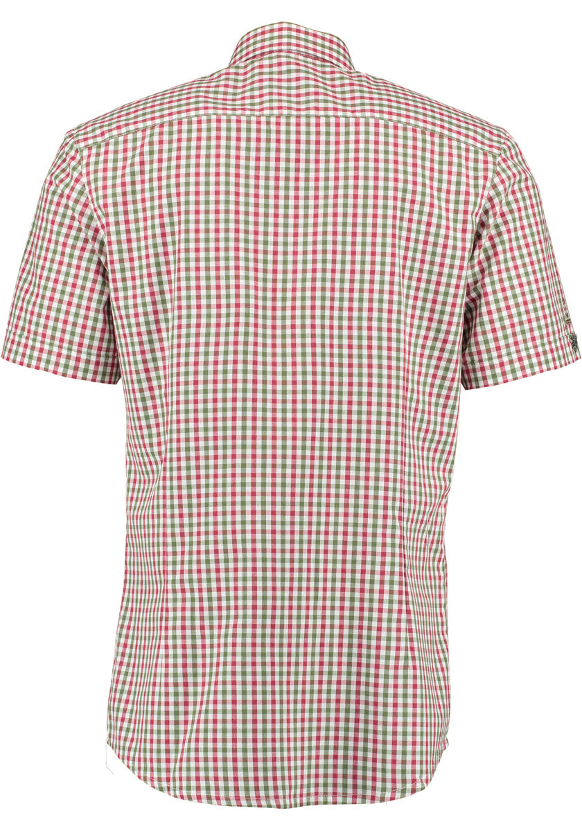OS Trachten Trachtenhemd Slim Fit Bleri