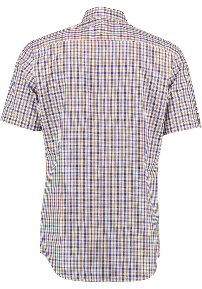 OS Trachten Trachtenhemd Slim Fit Bleri