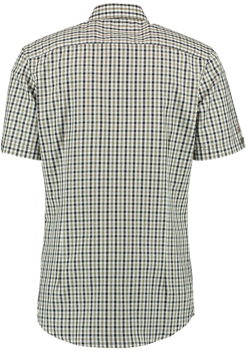 OS Trachten Trachtenhemd Slim Fit Bleri