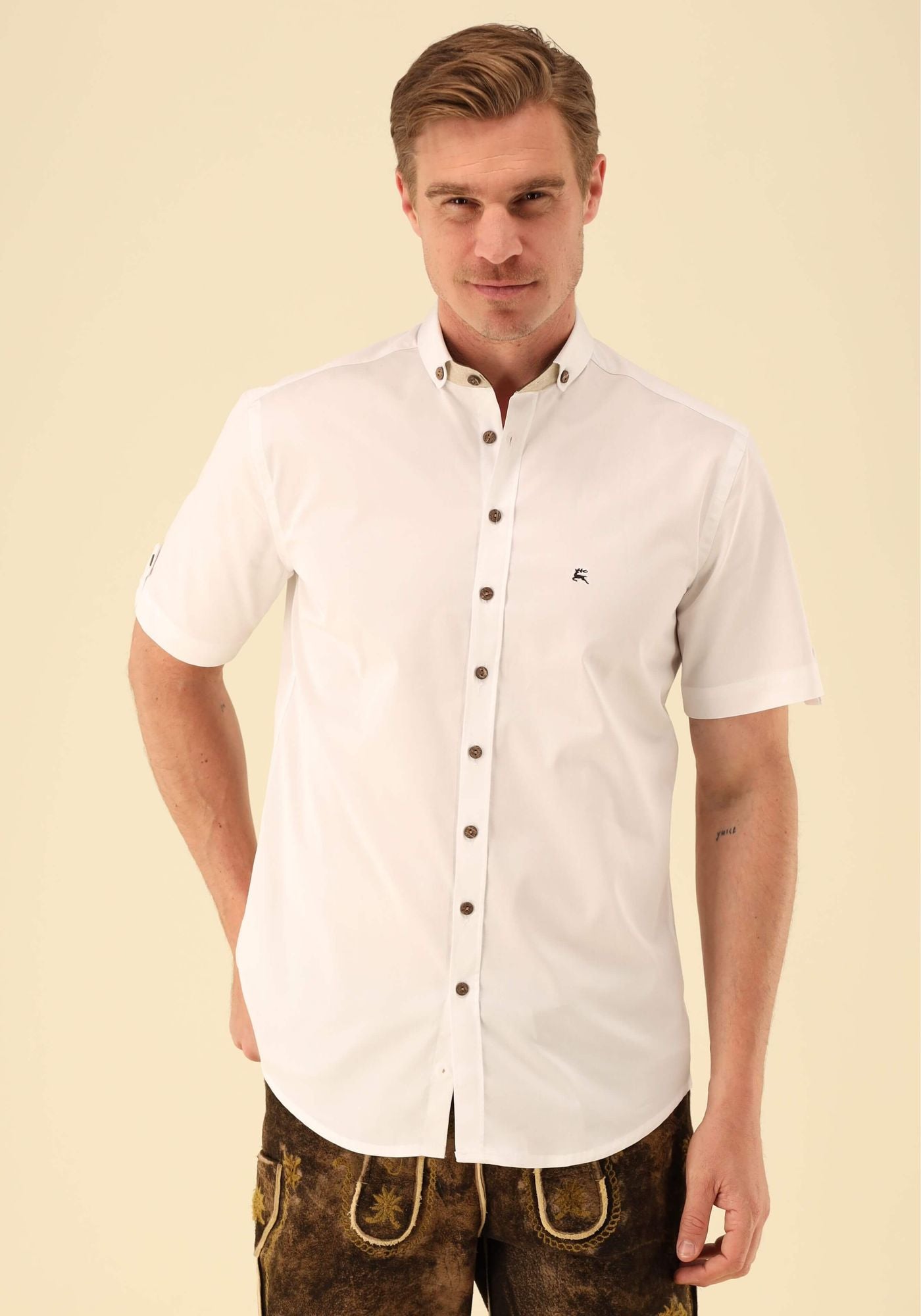 Gipfelstürmer Trachtenhemd Slim Fit Huguni