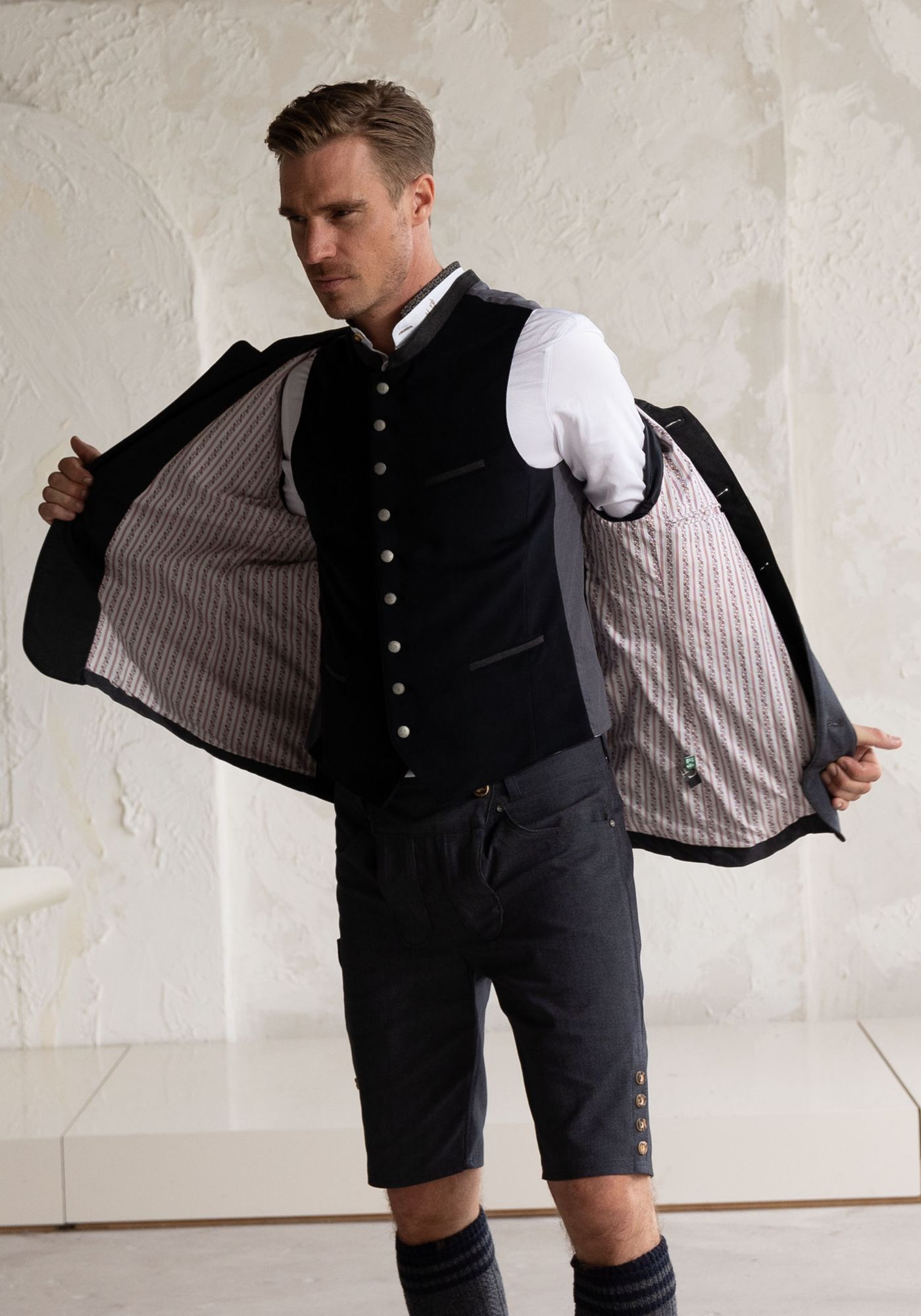 Gipfelstürmer Trachtenjanker Slim Fit Bolago