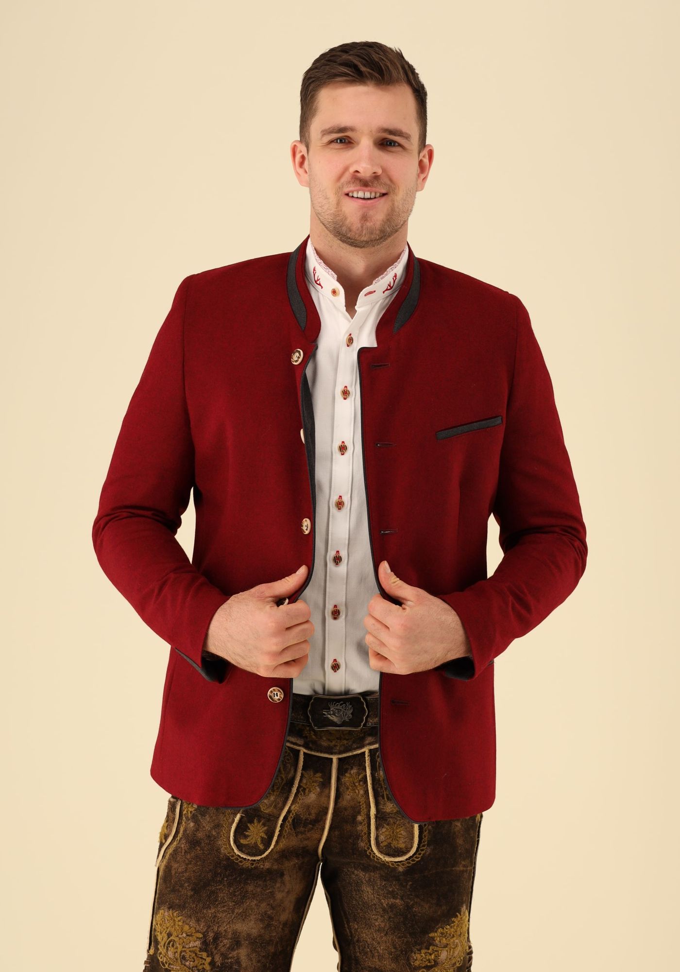 Gipfelstürmer Trachtenjanker Slim Fit Evirio