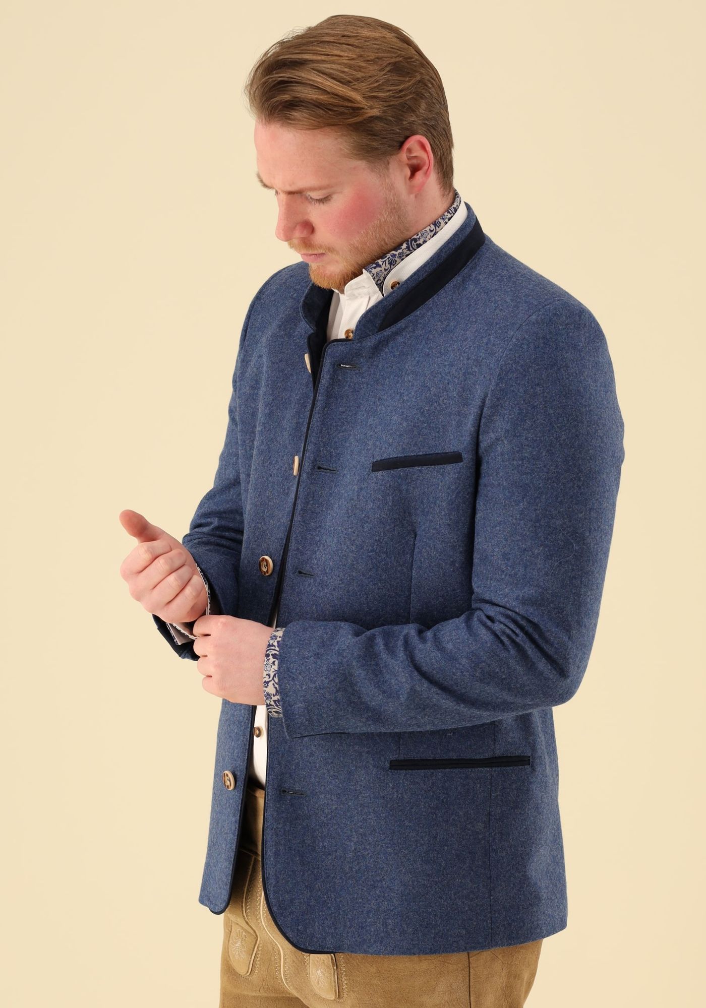 Gipfelstürmer Trachtenjanker Slim Fit Evirio